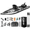 Spatium, tavola gonfiabile per SUP con tutto l'accessorio, capacità 299 kg, per pesca, kayak, supporto per fotocamera, idee regalo, capacità 299 kg
