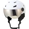 Baoblaze Casco da, Casco per Sport sulla Neve, Casco da Snowboard Leggero e Confortevole con Visiera Integrata, Blu, M