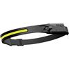 No Brand Lampada con fascia LED frontale da testa per hobby e sport