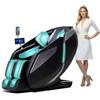 HealthRelife Sedia massaggiante a corpo intero scansione corporea, braccia robotiche 3D intelligenti, funzione di massaggio Shiatsu intelligente con voce e riscaldamento per la schiena nero