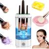 AOOTE Elettrico per Pulisci Pennelli Make Up, USB Automatico per La Pulizia dei Pennelli da Trucco, Veloce e Automatico Detergente Trucco Pennello, per la Pulizia dei Pennello di Tutte le Dimensioni