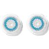 Microtree Testine di ricambio compatibili con Clarisonic Mia 1, Mia 2, Mia Fit, confezione da 2, testine di ricambio per la pulizia del viso Radiance