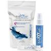 Vioxten Bitewash Starter kit, Pulizia bite dentale, Igiene dentale, Igienizzante con azione disgregante specifico per bite, Dentiere, Spazzolini, 10 Bustine da g. 2,5, 1 Flacone spray incluso