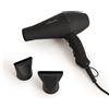 CREATE/HAIR STYLER/Asciugacapelli Nero/Motore AC, veloce, 2 beccucci inclusi, 3 temperature, funzione aria fredda, 2 velocità dell'aria, 2100W