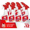 Omino Bianco Smacchia e Sgrassa 2 in 1, Pre-Trattante Spray con Azione Smacchiante e Sgrassante, con Sapone di Marsiglia, 500 ml x 12 Pezzi