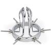 Peadxuno Dilatatore vaginale Dilatatore anale Giocattoli sessuali anali Speculum in metallo Dilatazione anale vaginale Espansore anale Giocattoli sessuali per coppie Sesso estremo (versione B, 6 fogli)