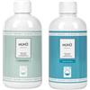 Generico Muha profumatore bucato Intenso 2x400ml - Formula concentrata per Lavatrice e Tessuti - Profumo persistente e Raffinato - Lunga Durata - Set Doppio convenienza (Acqua Marina + Soffio di Provenza)
