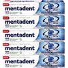 Mentadent 5x Dentifricio con Collutorio Attivo Freschezza Intensa - 5 Flaconi da 75 ml, Pasta, Menta, Prodotto per l'Igiene Orale