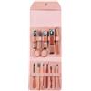 Generic Set Manicure Da Viaggio - Set Di Tagliaunghie In Acciaio Inox Rosa Con Limaa Per Unghie, Kit Di Taglio Per Unghie | Mini Set Manicure Da Viaggio, Tagliaunghie Per Mani E Piedi Di Qualità