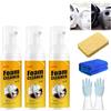Gienslru Detergente in schiuma, detergente multiuso in schiuma, detergente multiuso in schiuma, detergente spray multiuso, detergente in schiuma, detergente multiuso per auto, cucina, bagno (1 pezzo)