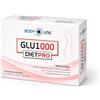Bodyline GLU-1000 DIETPRO Con Berberina e Cromo Picolinato, Gelso Bianco e Caffè Verde - Controllo Appetito, Glicemia, Brucia Grassi, Saziante, Made in Italy