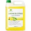 Lemag srl Lavapavimenti Ecologico Limone & Citrus - Sgrassante Profumato a Rapida Asciugatura - Detergente per Pavimenti Casa - Formati 1 L / 5 L - LEMAG SRL (5LT)