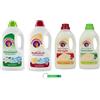 Beni Culinari Chanteclair sapone per bucato, muschio bianco Marsiglia, pacchetto di prova, 2 sapone da 1500 ml + 2 detersivi da 1260 ml + portachiavi Beni Culinari