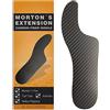 Leeuoe Morton's Extension Orthotic, soletta in fibra di carbonio, inserto rigido per piede Morton, punta in erba, alluce rigida, artrite, 1 pezzo 29,5 cm (uomo taglia 13/donne 14)