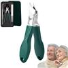 Tencipeda Eagle Beak Angled Nail Clippers 3-Piece Set for Thick Toenails Seniors, Pefctiordent Nail Clippers