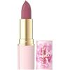 Eveline Cosmetics Flower Garden Vegan Rossetto idratante - N. 02 | Arricchito con acido ialuronico, collagene vegetale, estratto di peonia e vitamina E