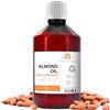 B.O.T cosmetic & wellness Olio di Mandorle Biologico, Estratto a Freddo, Puro, Naturale. Olio per Massaggi, Capelli e Ciglia, Idratante Corpo (Mani, Unghie), Viso (Anti-Aging), Smagliature in Gravidanza - 100 ml