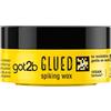 Got2b Glued Spiking Wax 75 ml, Cera per Capelli con Tenuta Ultra Forte, Per Look Modellabili e Resistenti, Cera Styling Capelli per Acconciature Spigolose, Delicata sul Cuoio Capelluto