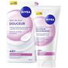 Nivea Cura Giorno 24h Idratante/Nourrissant Comfort Pelli Secche 50 ml - Set di 2