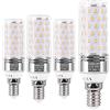 SanGlory Lampadine LED E14 Luce Calda, 12W equivalente a 100W Incandescenza, Bianco Calda 2700K Lampadina Mais E14, Non Dimmerabile Nessun Sfarfallio Risparmio Energetico Lampade, Pacco da 4