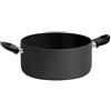 Pentalux CASSERUOLA DUE MANICI 'BLACK LINE' Ø cm. 24 - h.11 - capacità 5 lt.