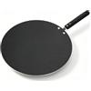 Cyrank Padella Antiaderente Per Crepes, Padella Tawa Per Roti Indian, Padella Antiaderente Per Frittata, Padella Antiaderente Per Pancake con Manico Per Crepes, Tortillas, Pancake Croccanti