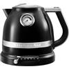 Kitchenaid Bollitore ad acqua 1,5 Litro - Artisan - Bollitore in acciaio inox con indicatore di temperatura - 2400W - Nero onyx
