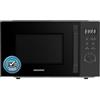 Daewoo MD-FC206SB - Microonde solo, 20 l, potenza 700 W, 8 programmi automatici, 5 livelli di potenza, timer, colore: Nero