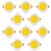 FSLiving 18 W fai da te LED COB Chip a LED, 2700 K, luce bianca calda, ad alte prestazioni, chip per fari, 10 piezas-PJ0687