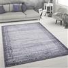 Paco Home Tappeto Salotto Pelo Corto Used Look Astratto Stile Vintage Moderno, Dimensione:160x220 cm, Colore:Grigio