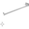 Emuca - Luci LED per Armadio o Cabina Armadio, Asta Appendiabiti con Luce LED Ricaricabile e sensore di Movimento, Alluminio anodizzato Opaco, L 408-558mm