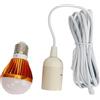 FTVOGUE Lampadina LED DC 12V, Lampadina LED 5W, Illuminazione Stabile, Ampia Applicazione E27 con Cavo da 3 Metri per Uso interno.