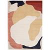 RugVista Big Sur, Tappeto, Moderni, 140 x 200 cm, Rettangolare, Pelo medio, Soggiorno, Camera da letto, Lavabile solo a secco, oeko_tex_100, Giallo/Bianco crema Beige