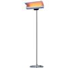 Mpc Estepona 2000w Palo Riscaldatore Riflettente Da Terra Su Piantana 2000w Grigio Dotato Di Curva Riflettente Orientabile Ed In Grado Di Concentrare Il Calore Con Telecomando Ip65