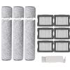 Generic Kit di accessori di ricambio compatibile con Eureka RapidWash 630 Cordless Wet Dry Cleaner, include 3 spazzole a rullo + 6 filtri HEPA