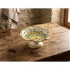 Generico Centrotavola alzata piccola in ceramica siciliana giallo e verde di santo stefano di camastra decorata a mano Limoni Art 5