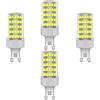 ZHIYUE 4 Pizze G9 10w Lampadine a LED equivalenti Alogene 100W G9 1000LM Lampade a risparmio energetico Portalampada G9 Lampada a LED AC230v Non Dimmerabile Bianco Freddo 6000K