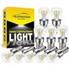 Ruiandsion E14 LED Lampadine a Bassa Tensione AC DC 24V 2W Base Vite Edison LED Risparmio Energetico Warm White Lampadine per Camion Lampada Solare Potenza, Confezione da 10