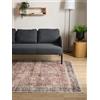 Interiyou Tappeto Vintage Gent - 160x230 cm Multicolore - Pelo corto design retrò per salotto, camera da letto, lavabile e antiscivolo, motivo stampato