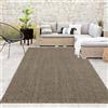 Paco Home Tappeto Esterno ed Interno Effetto Juta Naturale - Robusto, Impermeabile - per Balcone, Cucina, Corridoio, Terrazza - Tinta Unita Toni Naturali, Dimensione:80x150 cm