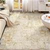 QJDTZMD Tappeto Salotto 200 x 250 cm Tappeti Grandi Antiscivolo Morbido Tappeti Pelo Corto Moderni per camera da letto soggiorno casa ufficio Moderno inchiostro giallo
