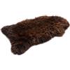 HOME LAMB Pelle di Pecora Marrone 90-100 cm - Tappeto Naturale Pelle di Agnello Vero - Pelliccia Soffice per Salotto Moderno - Coperta Morbida Pelosa
