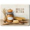 Generic Tappetino scolapiatti a forma di zucca per bancone della cucina, tappetino scolapiatti in gomma assorbente autunnale rustico, accogliente tappetino per asciugare i piatti della cucina, decorazione per