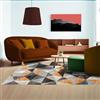 HMO HOME MY OWN Tappeto Piccolo 60x110 cm Moderno in Polipropilene - Economico e Resistente - Tappeto Pelo Corto Facile da Pulire - Ideale per Ingresso, Stanza dei Giochi e Camera da Letto