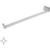 Emuca - Luci LED per Armadio o Cabina Armadio, Asta Appendiabiti con Luce LED Ricaricabile e sensore di Movimento, Alluminio anodizzato Opaco, L 708-858mm
