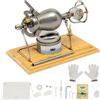 Generic Macchina per Popcorn Cinese, Macchina per Popcorn Manuale, Macchina per Popcorn Ad Alta Pressione, Macchina per Riso Soffiato(520ML)