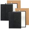 LRFDRESS - Set di filtri di ricambio per purificatore d'aria Philips AC1214/10 AC1215 AC2729/10, alternativa ai filtri Philips FY1410/30 e FY1413/30 (2 filtri Hepa e carboni attivi)