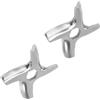 LOKLNEYK 2 PZ Coltelli Tritacarne Lame Tritacarne #5 Sostituzione Accessorio Tritacarne, Compatibile For Moulinex, Parti HV2 HV3 HV4 HV6 HV8 ME6121