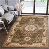 Mazovia Tappeto Salotto Moderno Pelo Corto - Tappeti Moderni Soggiorno - Tappeti Camera da Letto - Tappeti Salotto Grandi Dimesnioni - Motivo Orientale - Verde - 160x220 cm