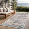 the carpet Palma - Tappeto robusto per esterni ed interni, design moderno, resistente alle intemperie e ai raggi UV, adatto anche per cucina o sala da pranzo, multicolore, 80 x 300 cm
